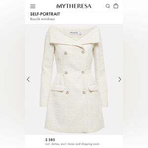SELF-PORTRAIT
Bouclé minidress